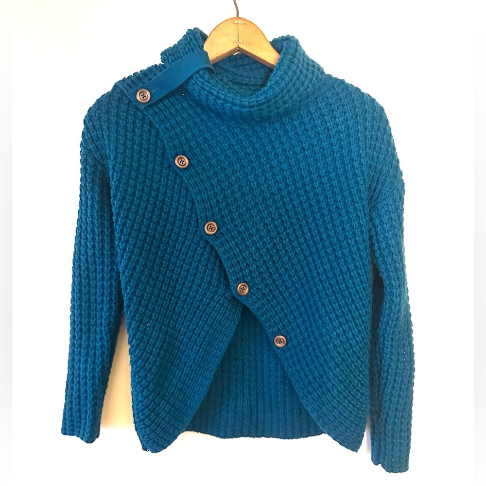 Teal Blue sweater, Size XS